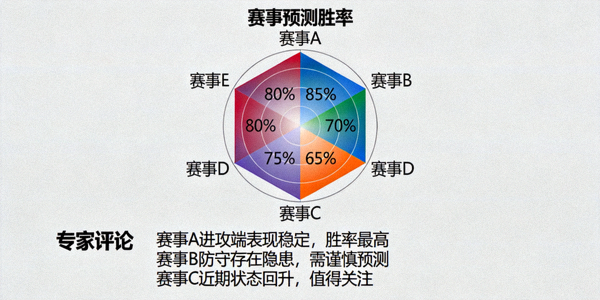 赛事预测胜率雷达图与专家评论摘要